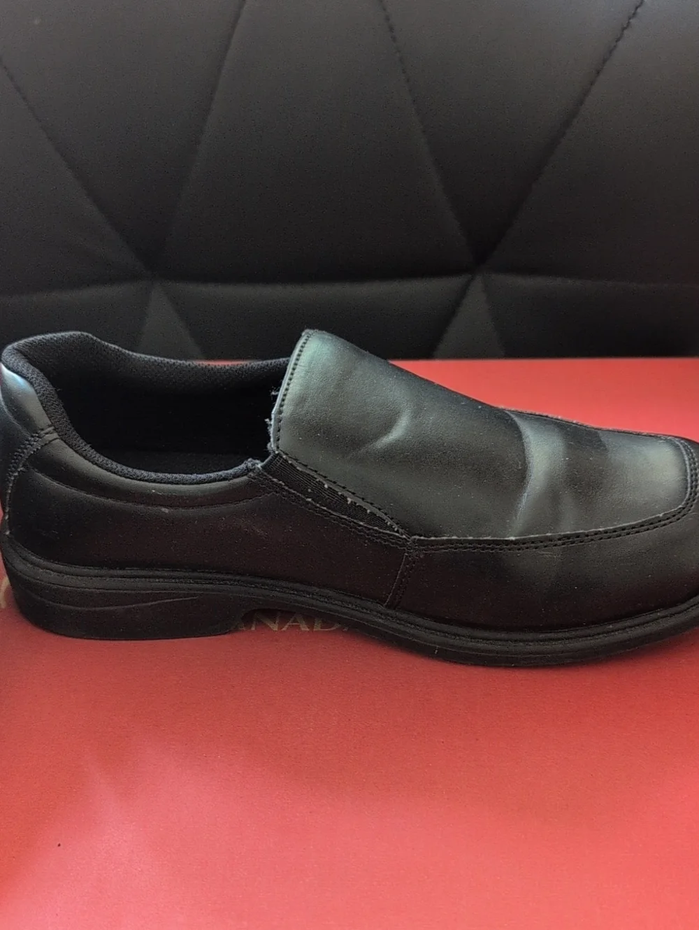 Route 66 Black Slip-On Loafers